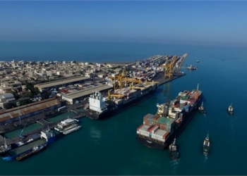 دومین محموله ترانزیت خودرو در بندر گناوه تخلیه شد