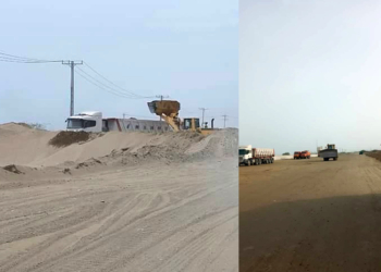 آغاز عملیات اجرایی در مسیر احداث جاده دسترسی به بندر سیریک