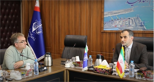 محمدعلی موسی پور ، مدیرکل بنادرودریانوردی امیرآباد ، هیأت روسی ، کریدور شمال - جنوب ، بازدید