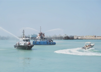 برگزاری مانور اطفاء حریق در بندر دیر