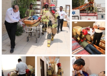 مانور عملیاتی پدافند زیستی در  بندر بوشهر برگزار شد