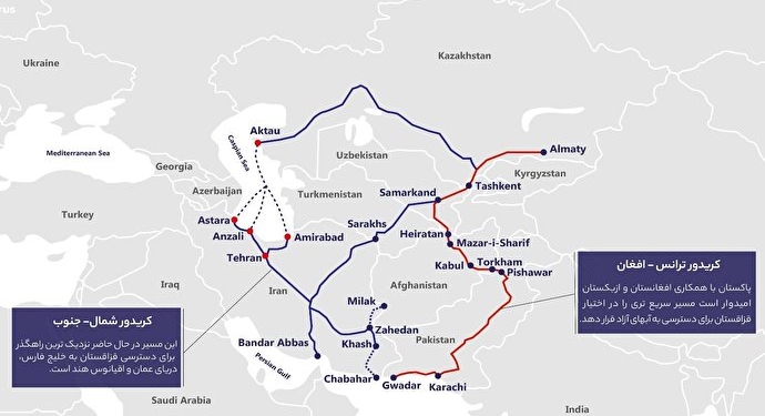پاکستان مسیر جایگزین کریدور شمال جنوب را برای قزاقستان فراهم می‌کند