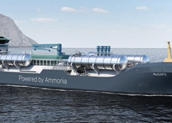 رونمایی از اولین کشتی حامل سوخت آمونیاک سبز