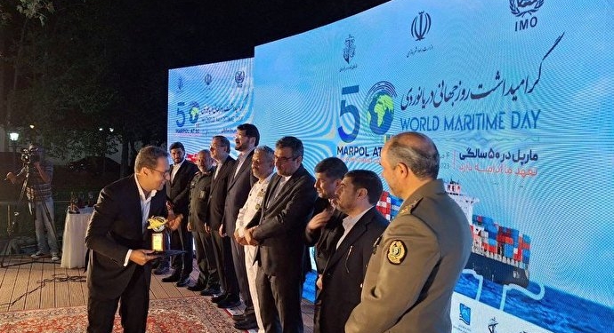 مانا رسانه نمونه دریایی کشور شد