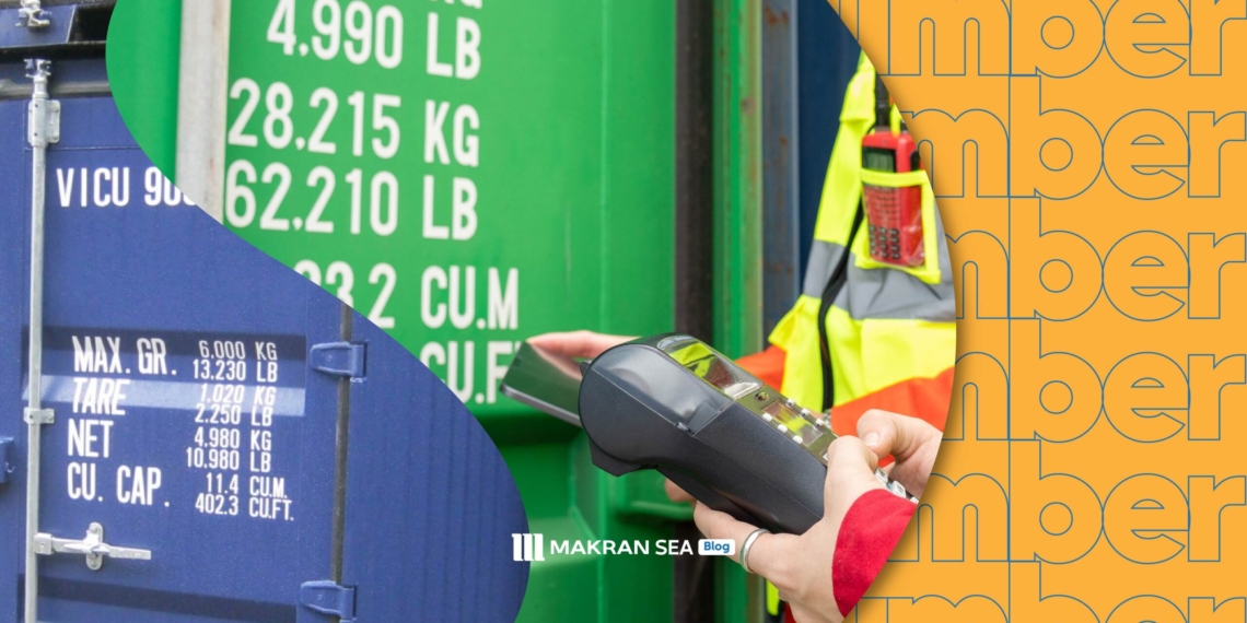 شماره کانتینر، اطلاعات روی کانتینرها. container number