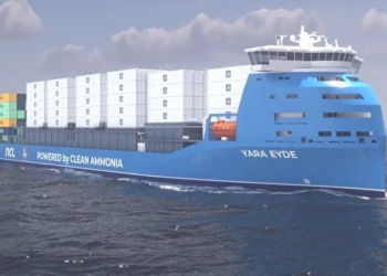 اروپا کشتی کانتینری با سوخت آمونیاک می‌سازد