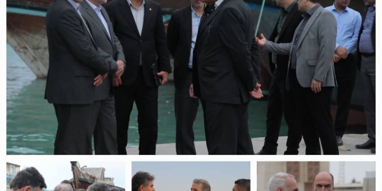معاون امور بندری سازمان بنادر از بنادر شمالی بوشهر بازدید کرد/ قول مساعد برای پیگیری مطالبات بندرنشینان
