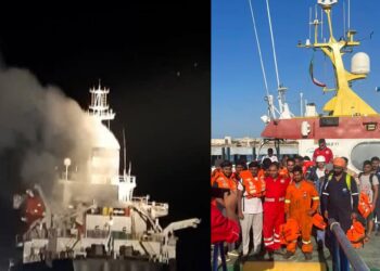 امداد رسانی به موقع ناجیان هرمزگان، باعث نجات 22 خدمه خارجی شد