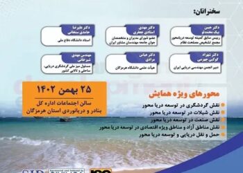 برگزاری همایش ملی مدیریت، اقتصاد و توسعه دریامحور