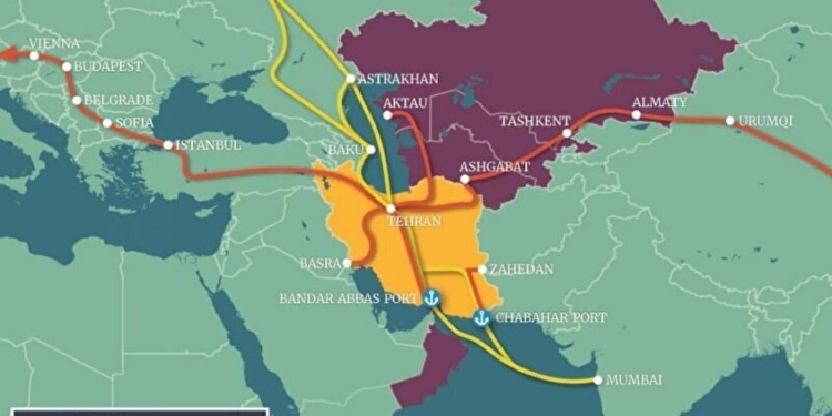 نقش کریدور شمال-جنوب در همگرایی باکو-تهران-دهلی