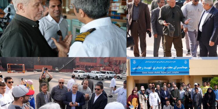 بازدید مشاور عالی فرمانده کل قوا از بندر شهید رجایی
