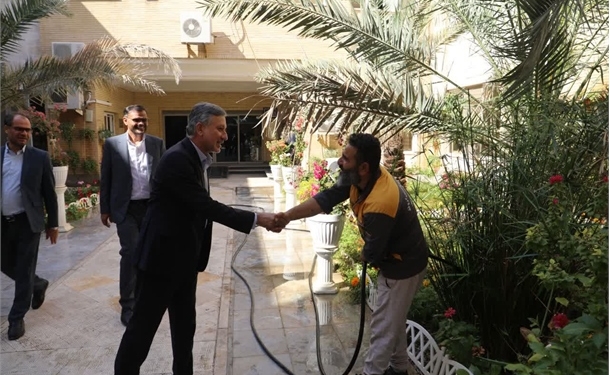 دیدار عیدانه مدیرکل بندر و دریانوردی خرمشهر با کارکنان بندر خرمشهر
