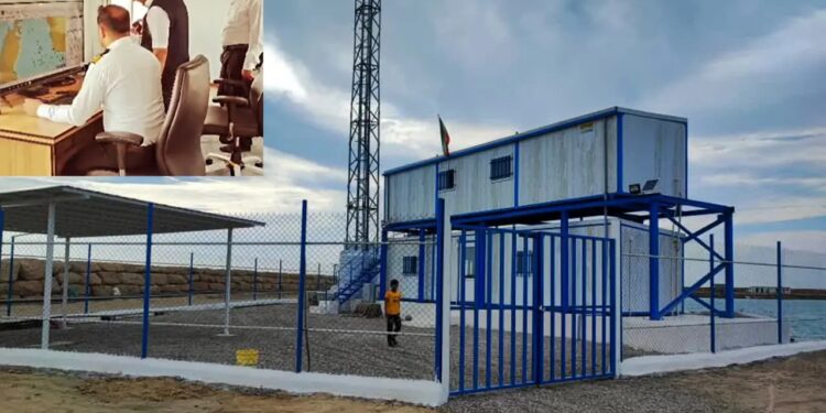 آغاز بکار کنترل مرکز ترافیک دریایی بندر بونجی جاسک