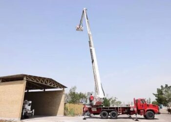 بالابر ۳۲ متری در بندر امام خمینی پس از ۴ سال به چرخه بهره برداری بازگشت