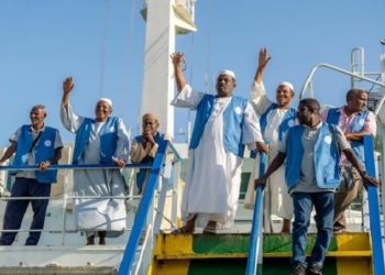 سودانی ها با کشتی به حج رفتند