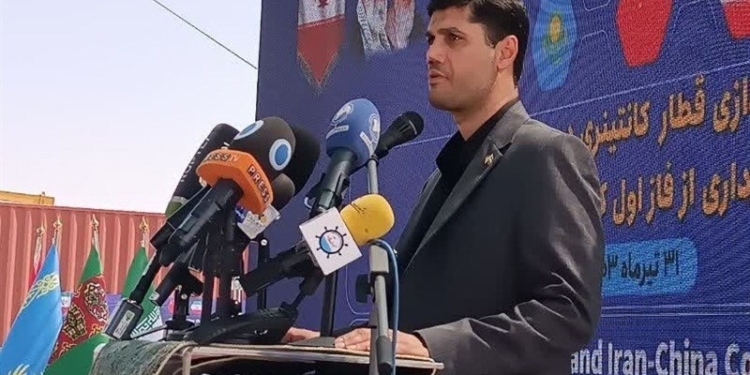 استقبال صاحبان بار از کریدور ریلی چین- ایران -اروپا