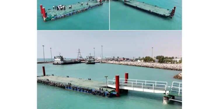 بهره برداری از اسکله فلزی شناور در بندر پهل در آینده ای نزدیک