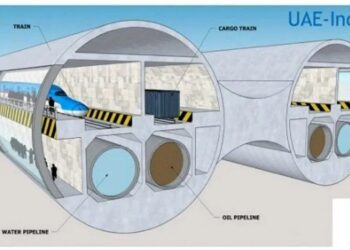 ساخت ۲۰۰۰ کیلومتر خط ریلی در کف اقیانوس از امارات تا هند