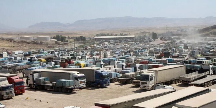 دو گذرگاه مرزی اقلیم کردستان عراق پیشتاز ترانزیت ایران