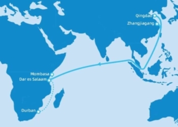 راه اندازی سرویس جدید کشتیرانی بین چین و آفریقا‌ی جنوبی