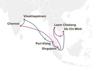 راه اندازی خط جدید کشتیرانی بین تایلند، ویتنام و شرق هند