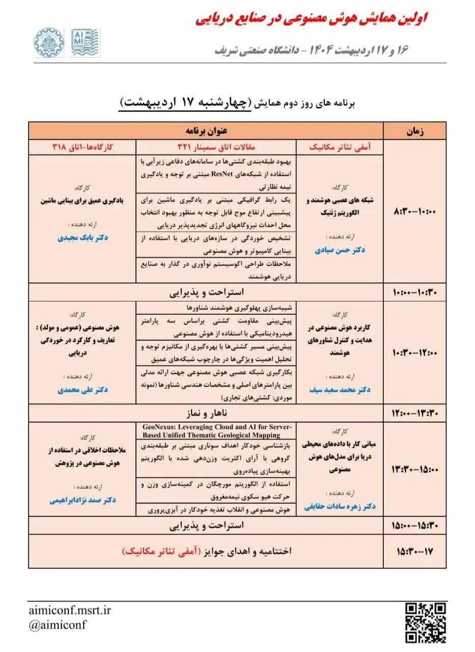  اولین همایش هوش مصنوعی در صنایع دریایی؛ گردهمایی نوآوران و متخصصان
