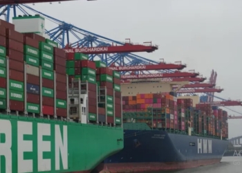 ترافیک در بنادر چینی به ازدحام دوران کرونا برگشت