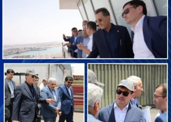 بازدید وزیر حمل و نقل ازبکستان از برج کنترل ترافیک بندر شهید رجایی