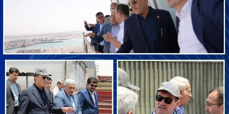 بازدید وزیر حمل و نقل ازبکستان از برج کنترل ترافیک بندر شهید رجایی