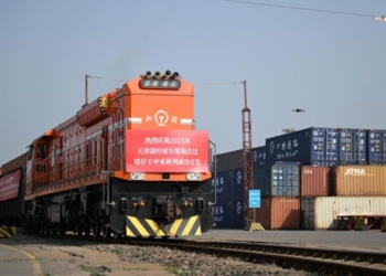 راه اندازی قطار کانتینری بین چین و ازبکستان