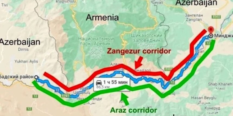 کریدور زنگزور قدرت چانه‌زنی ایران را می‌گیرد/ از ٩٠٠ میلیون تن کالای روسی، ۶ میلیون تن از کریدور ایران می‌گذرد!