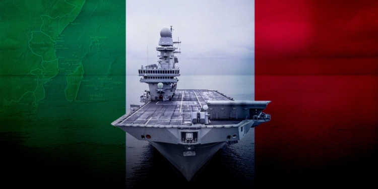 اهداف ایتالیا از افزایش فعالیت دریایی در غرب اقیانوس هند