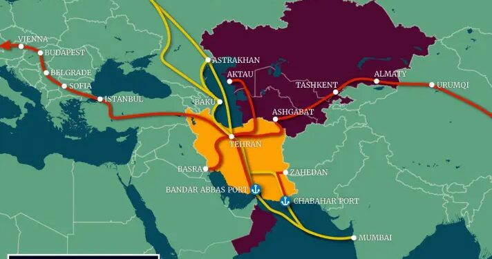 ایران مسیر حمل و نقل روسیه به هند و چین را تسهیل می کند
