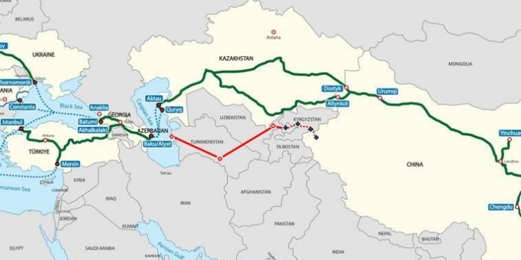 ارزیابی ابعاد کریدور جدید از چین تا دریای خزر