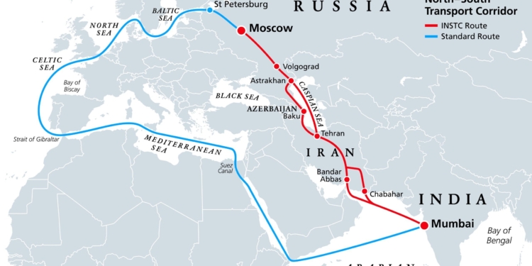 افزایش روزافزون اهمیت کریدور شمال-جنوب برای دهلی