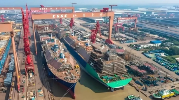 چین در ۱۱ ماهه سال ۲۰۲۵ تعداد ۶۱۵۹ فروند کشتی صادر کرد