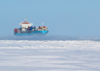 ثبت رکورد تاریخی ترانزیت کانتینری از مسیر قطب شمال در سال ۲۰۲۵