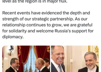 از حمایت روسیه از مسیر دیپلماسی استقبال می‌کنیم