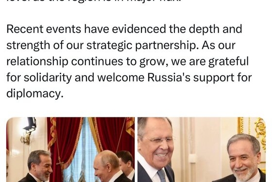 از حمایت روسیه از مسیر دیپلماسی استقبال میکنیم