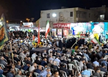 اجتماع باشکوه مردم گناوه با حضور خادمان رضوی