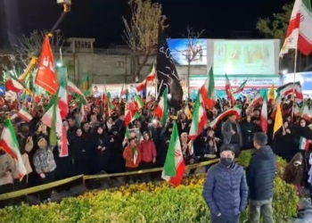 پنجاه‌وپنجمین شب حماسه‌سازی مردم تبریز در خیابان‌ها و میادین شهر