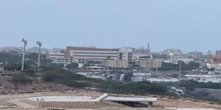 تخریب کامل برج مراقبت دریایی چابهار
